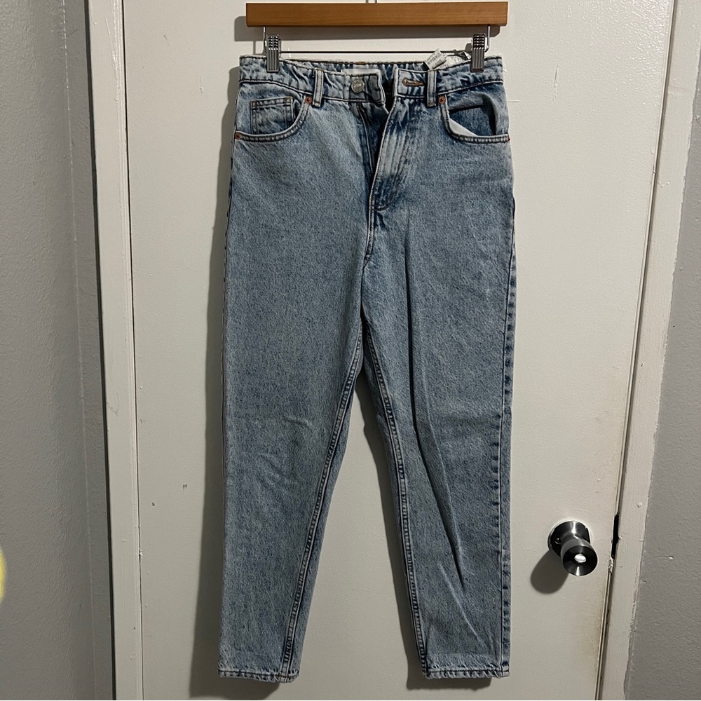 zara mom jeans